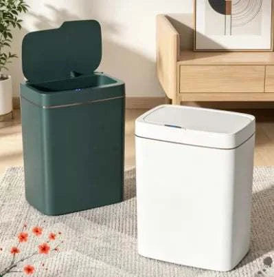2026 New 15L smart sensor touchless automatic household trash can with slim space-saving design