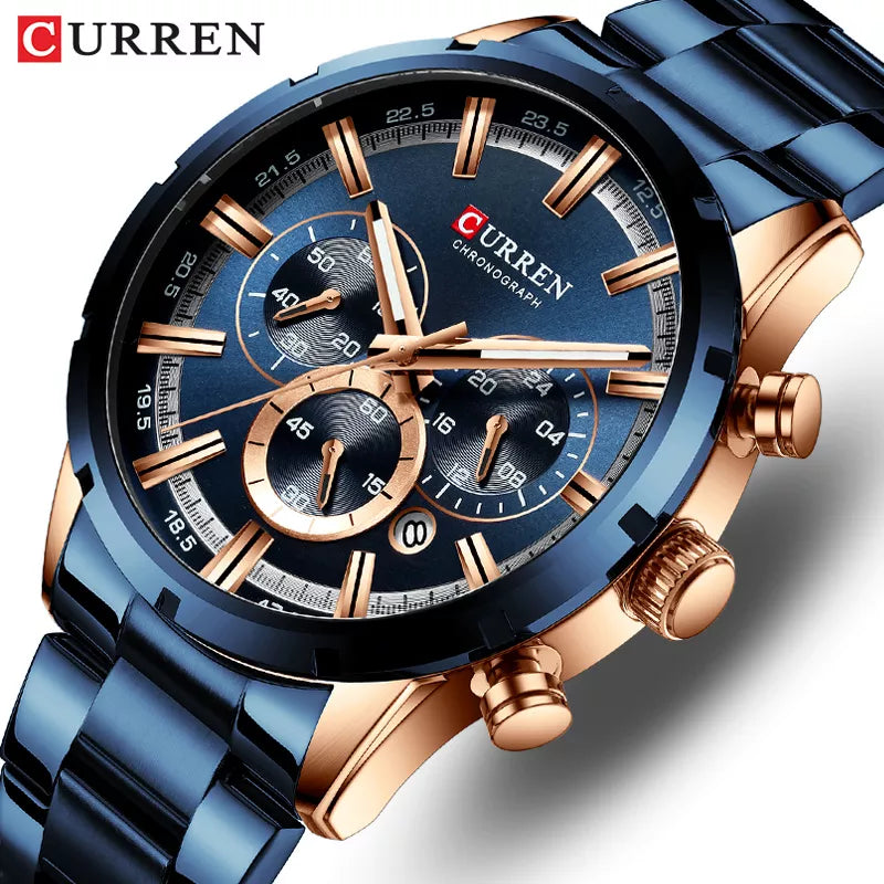 CURREN Men Watch Luxury Sports Quartz Men's Watches - Azobay