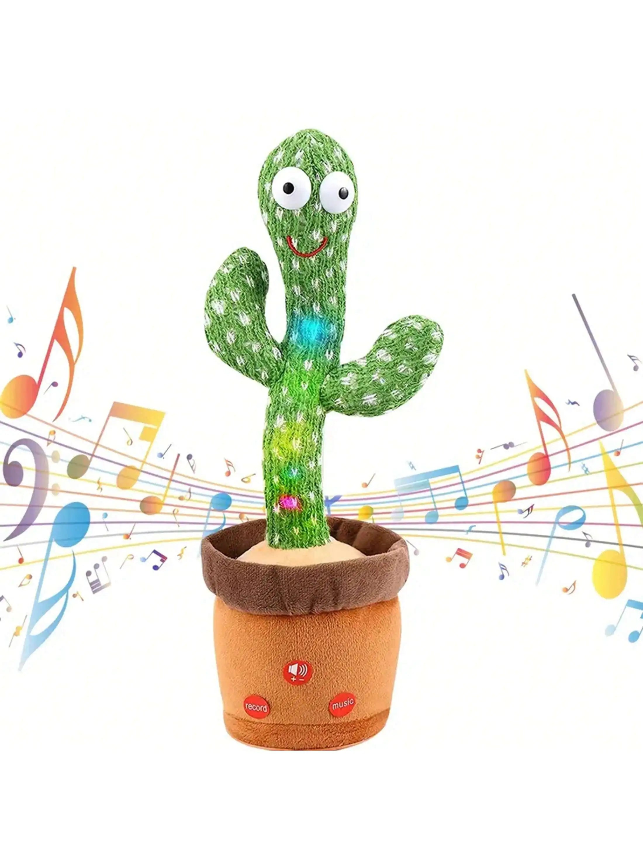 Dancing Talking Cactus Toys For Babys, Singing Mimicking - Azobay