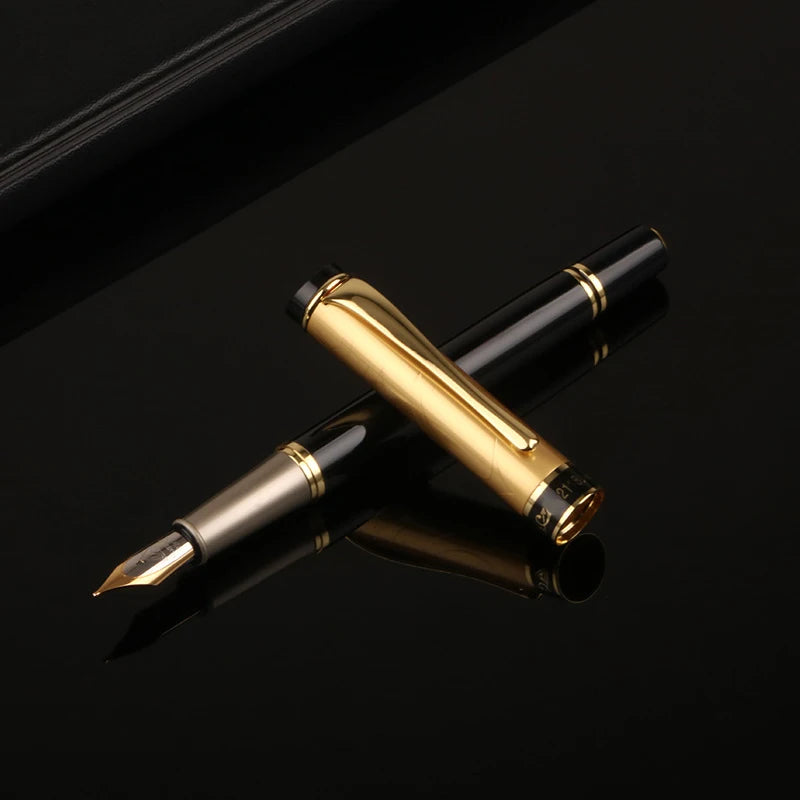 Custom Fountain Pen Golden Text Stationery - Azobay